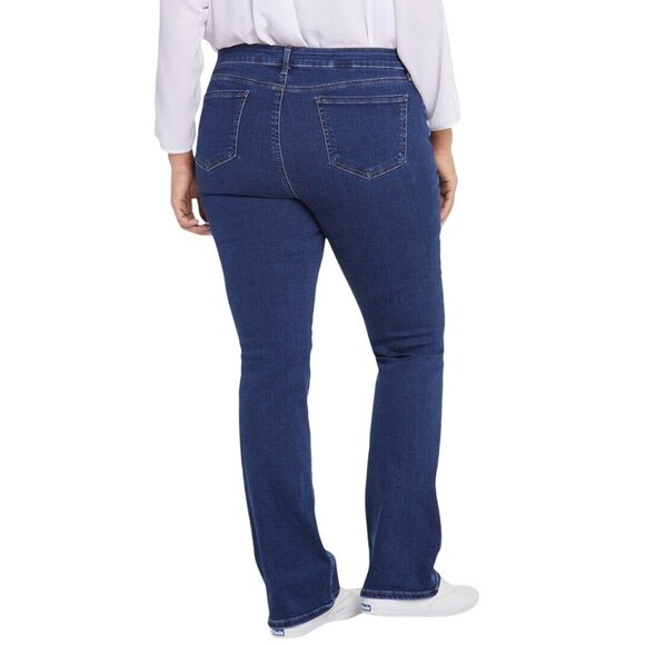 NWT NYDJ Womens Plus Barbara High Rise Bootcut Jeans WPRIBB8516 Quinn Blue 18W - Picture 2 of 8